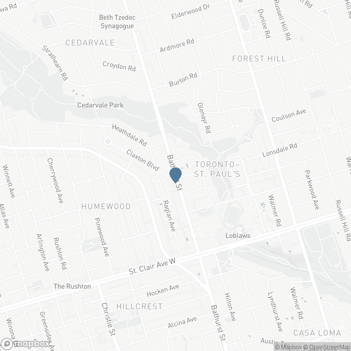 1563 BATHURST STREET, Toronto, Ontario M5P 3H8